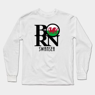 BORN Swansea Wales Long Sleeve T-Shirt